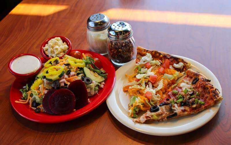 Pizza And Salad
